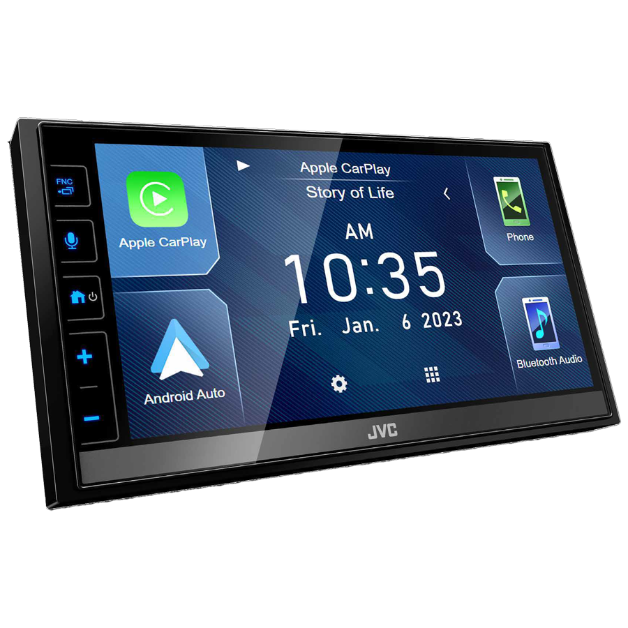 JVC KW-M780BT 6.8" Short Chassis Multimedia Receiver Apple CarPlay/Android Auto/iDatalink Maestro Ready