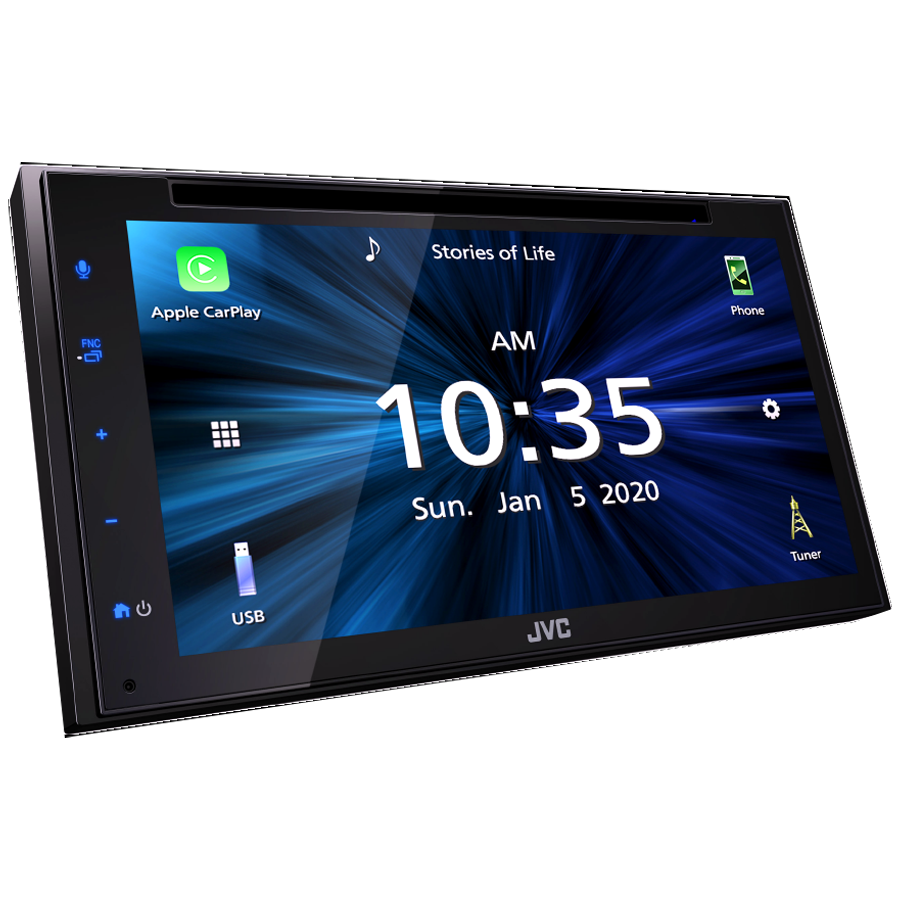 JVC KW-V660BT 6.8" DVD Receiver w/Apple CarPlay/Android Auto