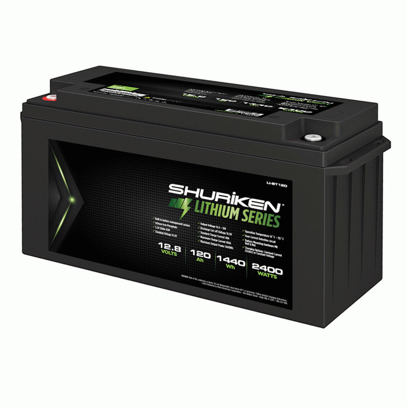 Shuriken LI-BT120 2400W / 120 Amp Hours Lithium Iron Battery