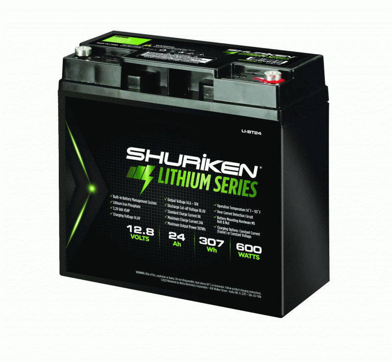 Shuriken LI-BT24 600W / 24 Amp Hours Lithium Iron Battery