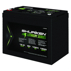 Shuriken LI-BT80 1800W / 80 Amp Hours Lithium Iron Battery