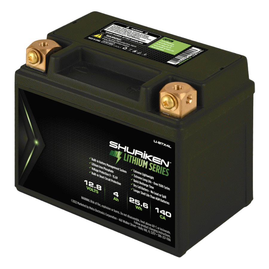 Shuriken LI-BTX4L 140CA / 4 Amp Hours Lithium-ion Battery