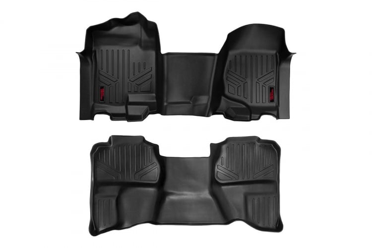 Rough Country M-21072 Floor Mats Chevy/GMC 1500/2500HD (07-14)