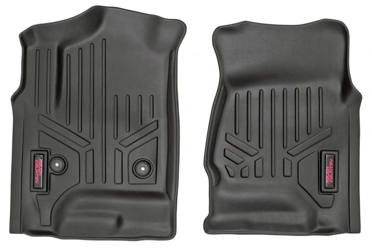 Rough Country M-2141 Floor Mats Chevy/GMC 1500/2500HD/3500HD (14-19)