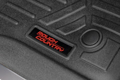 Rough Country M-21712 Floor Mats FR & RR | FR/RR Bucket | Chevy/GMC Tahoe/Yukon 2WD/4WD (21-24)