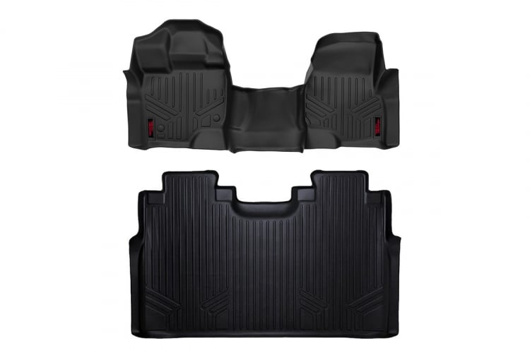 Rough Country M-51153 Floor Mats Ford F-150 (15-24)/F-150 Lightning (22-24)/Raptor (17-24)