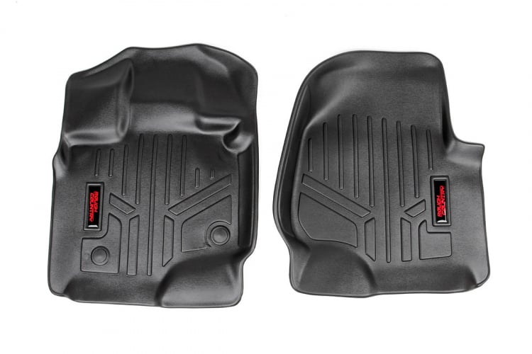 Rough Country M-5151 Floor Mats Ford F-150 (15-24)/F-150 Lightning (22-24)/Raptor (17-24)