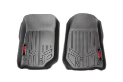 Rough Country M-60200 Floor Mats Front | Jeep Wrangler TJ (97-06)/Wrangler Unlimited (04-06)