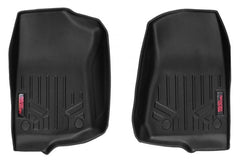 Rough Country M-6150 Floor Mats FR | 2 Door | Jeep Gladiator JT (20-24)/Wrangler JL (18-24)/Wrangler Unlimited (18-24)