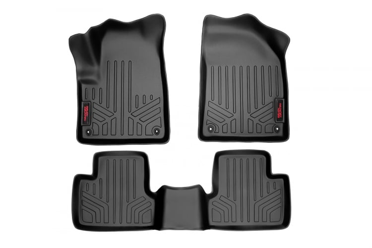 Rough Country M-61702 Floor Mats FR & RR | Jeep Cherokee KL 2WD/4WD (2014-2023)