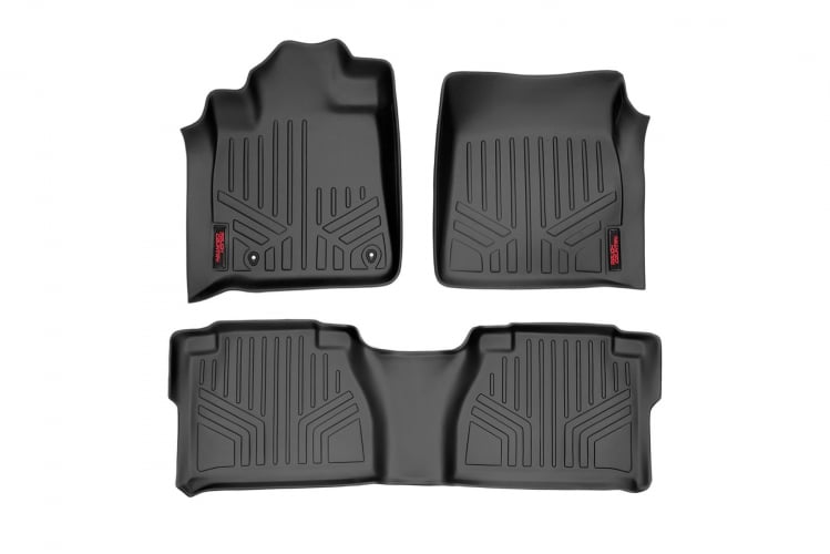 Rough Country M-70713 Floor Mats Front and Rear | Toyota Tundra 2WD/4WD (2007-2011)