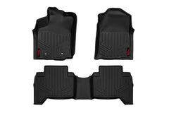 Rough Country M-71216 Floor Mats Front and Rear | Toyota Tacoma 2WD/4WD (2016-2023)