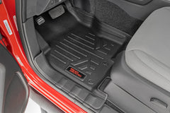 Rough Country M-80513 Floor Mats FR & RR | Crew Cab | Nissan Frontier 2WD/4WD (2008-2021)