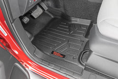 Rough Country M-80515 Floor Mats FR & RR | Crew Cab | Nissan Frontier 2WD/4WD (2022-2024)