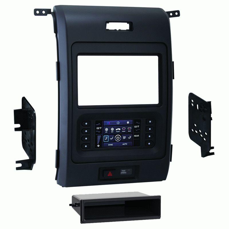 Metra 99-5846B Dash Kit  Install a new Single-DIN or Double-DIN car stereo in select 2013-2014 Ford F-150