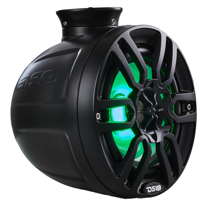 DS18 NXL-PS6BK NXL 6.5" Pod 300w Speaker with Integrated RGB LED Lights (Pair) - Perfect For Jet Skis