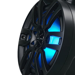 DS18 NXL-PS8BK NXL 8" Pod 375W Speaker with Integrated RGB LED Lights (Pair) - Perfect for Jet Skis