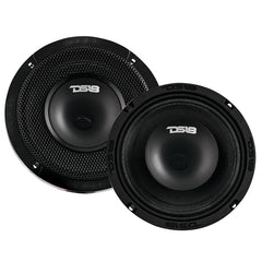 DS18 PRO-HY6.4MSL PRO 6.5" Shallow Coaxial Hybrid Mid-Range Loudspeaker with Built-in Driver 150 Watts Rms 4-Ohm