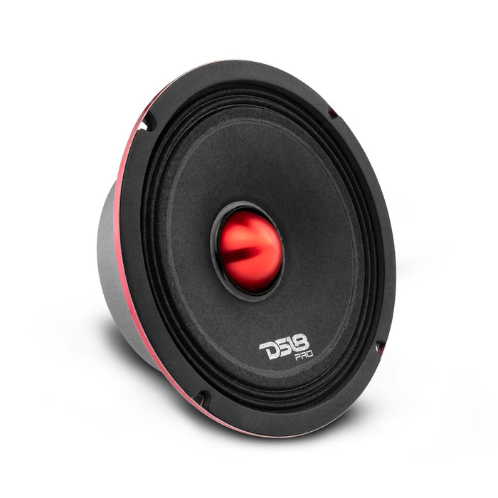 DS18 PRO-X6.4BMSL PRO-X 6.5" Shallow Mid-Range Bullet Loudspeaker 250 Watts Rms 4-Ohm