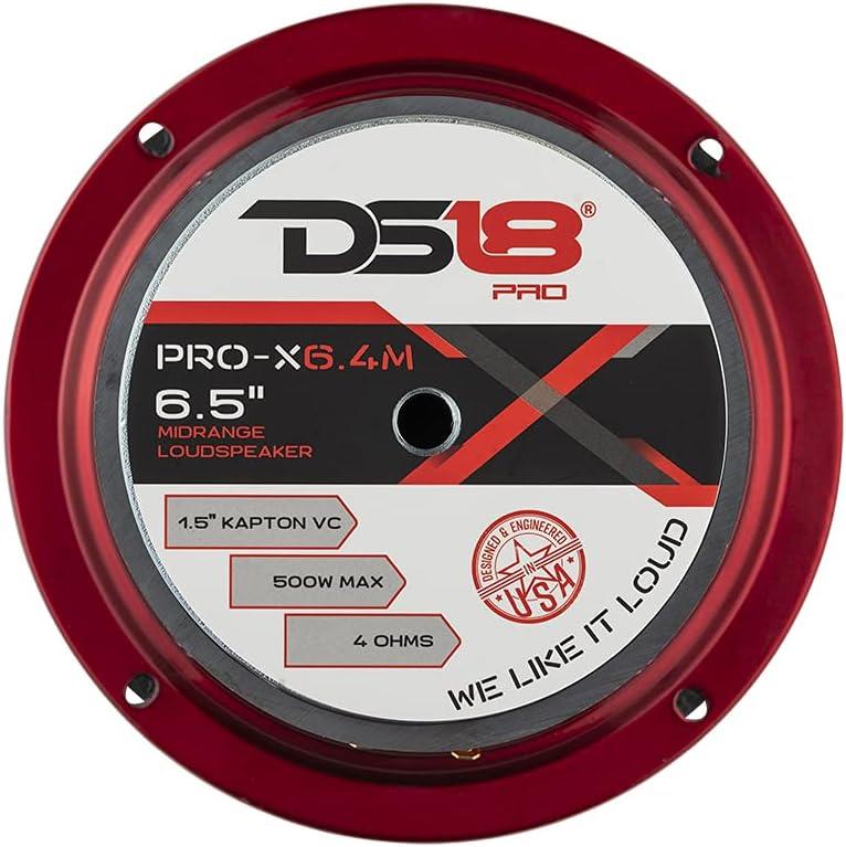 4 x DS18 PRO-X6M 6 1/2 " Midrange Loudspeaker 8ohm 900 Watts Pro audio New