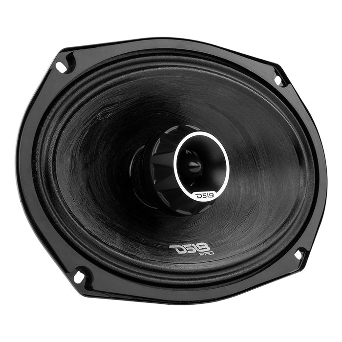 DS18 PRO-ZT69 PRO-ZT 6x9" Coaxial Mid-Range Loudspeaker with Water Resistant Cone Built-in Bullet Tweeter and Grill 275 Watts Rms 4-Ohm