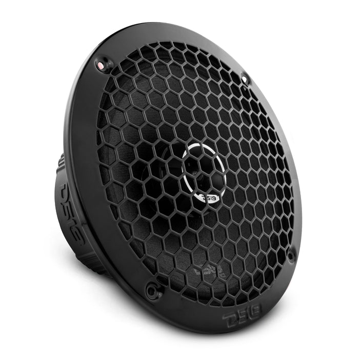 DS18 PRO-ZT6 PRO-ZT 6.5" Coaxial Mid-Range Loudspeaker with Water Resistant Cone Built-in Bullet Tweeter and Grill 225 Watts Rms 4-Ohm