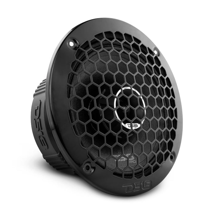 DS18 PRO-ZT8 PRO-ZT 8" Coaxial Mid-Range Loudspeaker with Water Resistant Cone Built-in Bullet Tweeter and Grill 275 Watts Rms 4-Ohm