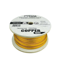 PRV Audio PW4AWG-AMBER GOLD Pure Oxygen Free Copper Power Wire