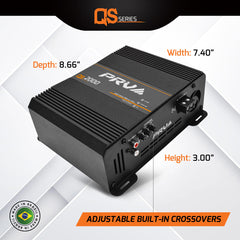 PRV Audio QS2000 1 Ohm 1 Channel Full Range Amplifier