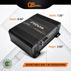 PRV Audio QS3000 1 Ohm 1 Channel Full Range Amplifier