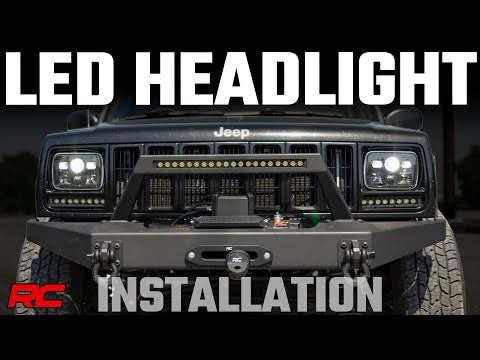 Rough Country RCH5200 5"x7" LED Headlights DOT Approved | Jeep Cherokee XJ 2WD/4WD (1984-2001)