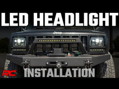 Rough Country RCH5200 5"x7" LED Headlights DOT Approved | Jeep Cherokee XJ 2WD/4WD (1984-2001)