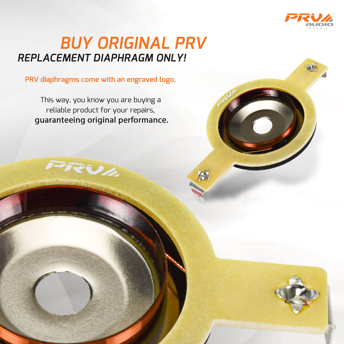 PRV Audio RPTW350Ti v2 Original Replacement Diaphragm