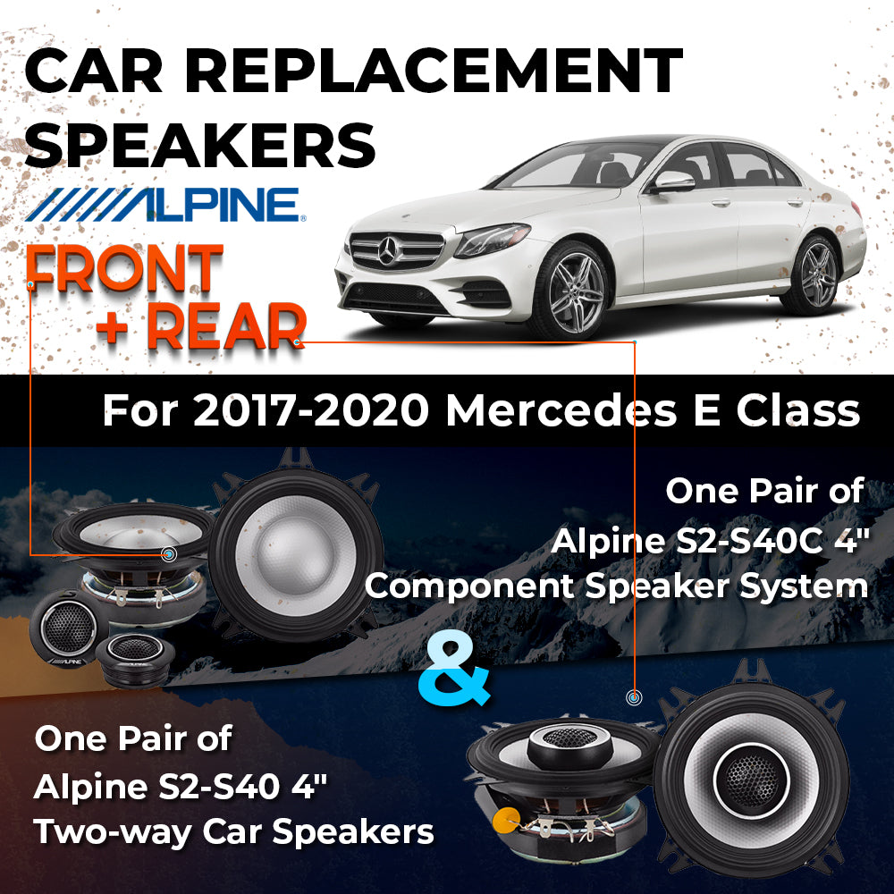 Car Speaker Replacement fits 2017-2020 for Mercedes E-Class