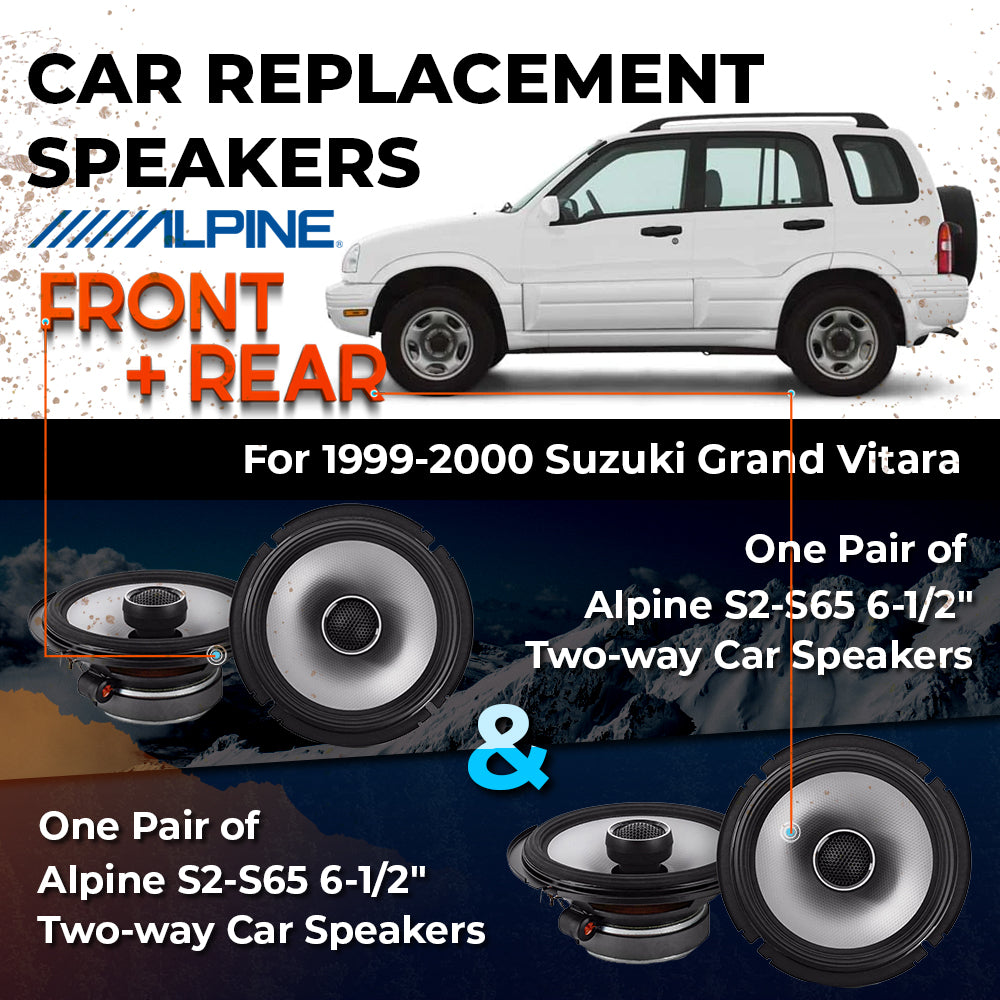 Car Speaker Replacement fits 1999-2000 for Suzuki Grand Vitara