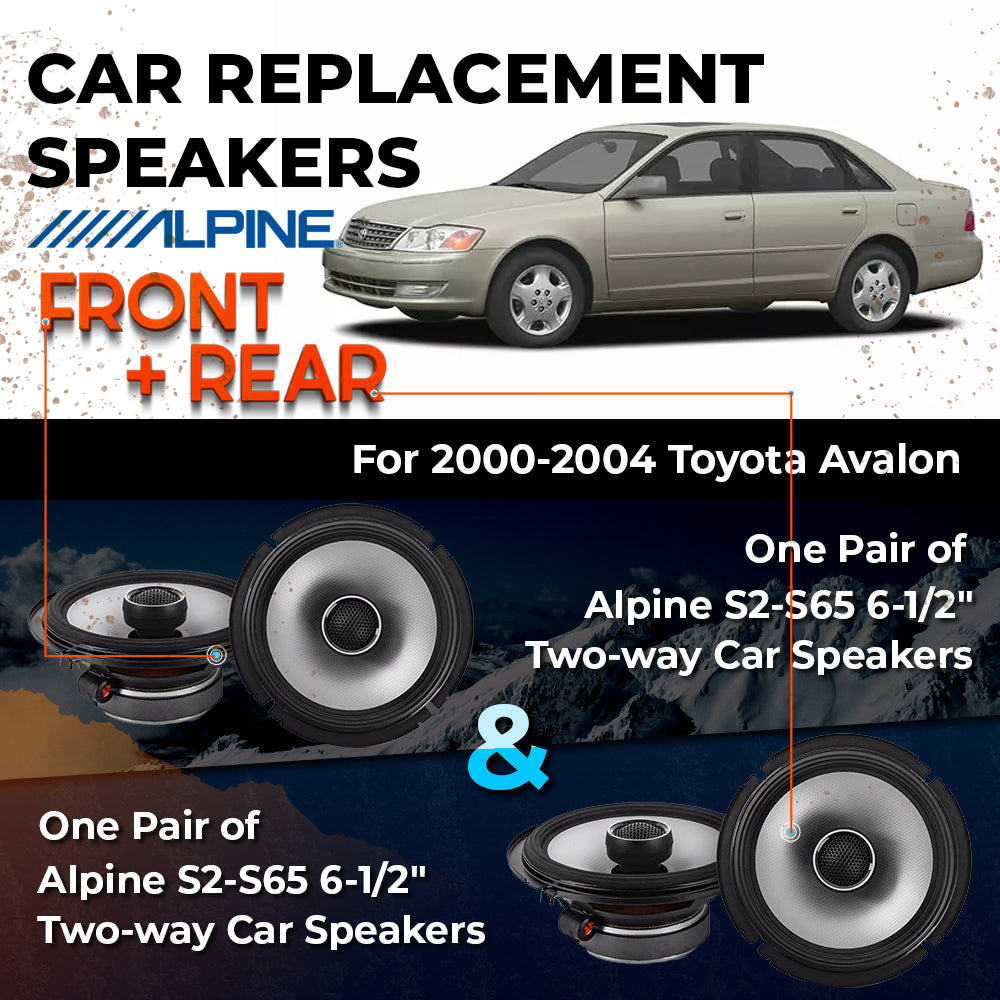 Car Speaker Replacement fits 2000-2004 for Toyota Avalon