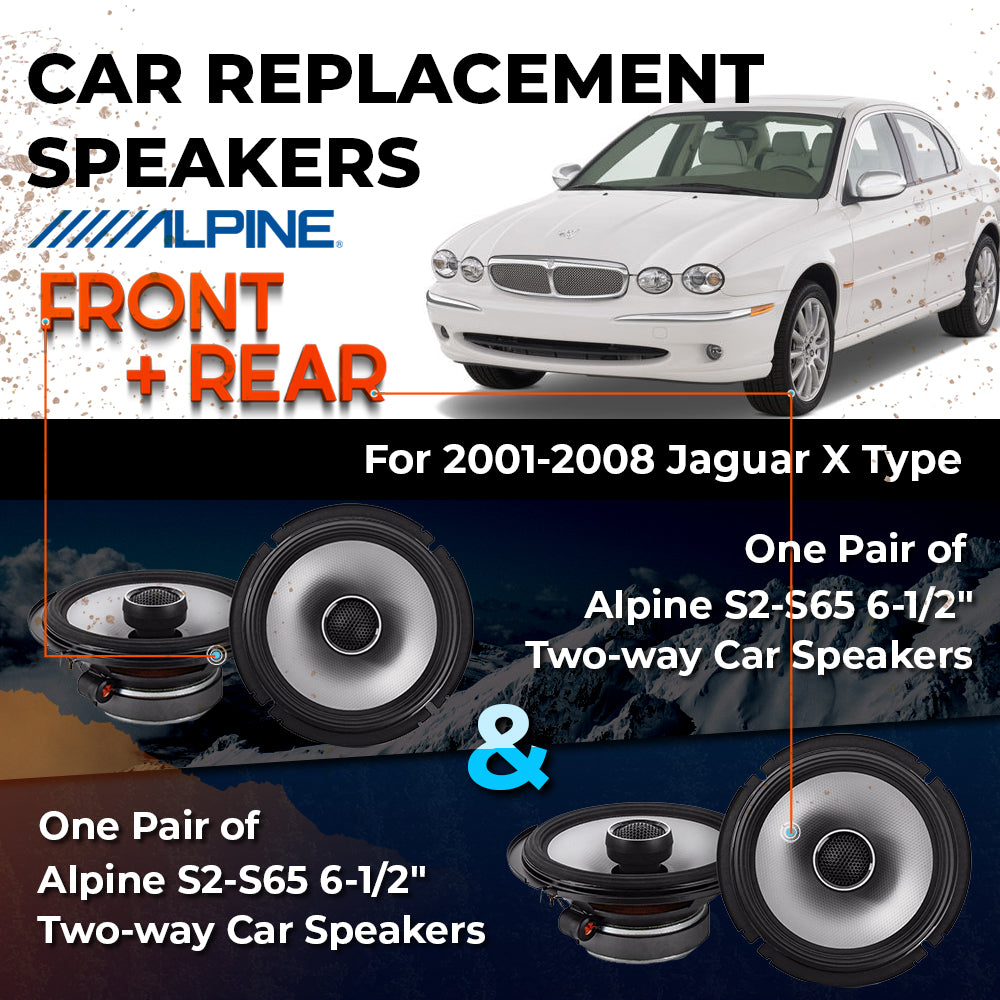 Car Speaker Replacement fits 2001-2008 for Jaguar X-Type