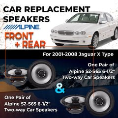 Car Speaker Replacement fits 2001-2008 for Jaguar X-Type