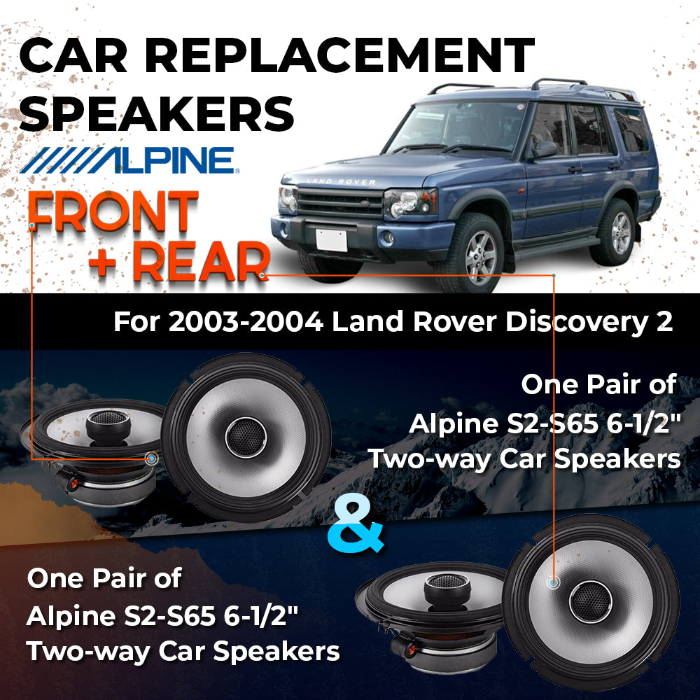 Car Speaker Replacement fits 2003-2004 for Land Rover Discovery 2