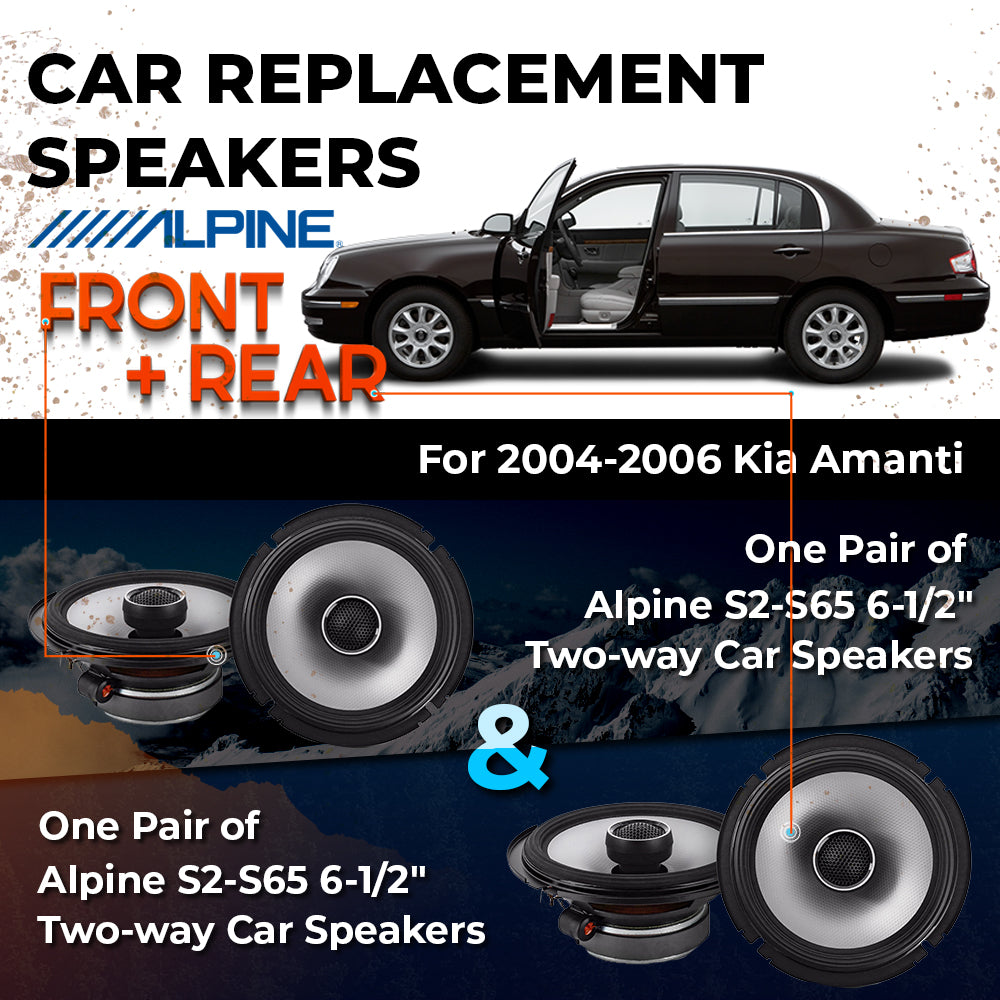 Car Speaker Replacement fits 2004-2006 for Kia Amanti