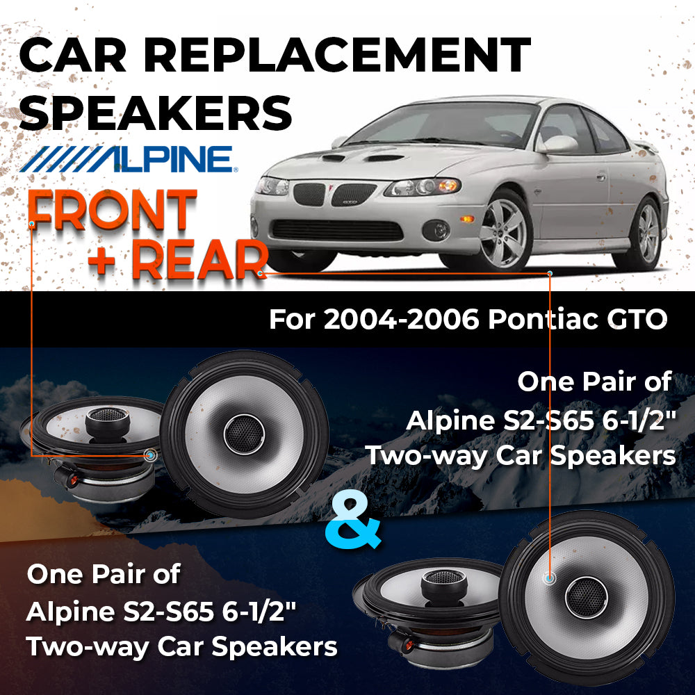 Car Speaker Replacement fits 2004-2006 for Pontiac GTO