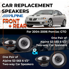 Car Speaker Replacement fits 2004-2006 for Pontiac GTO