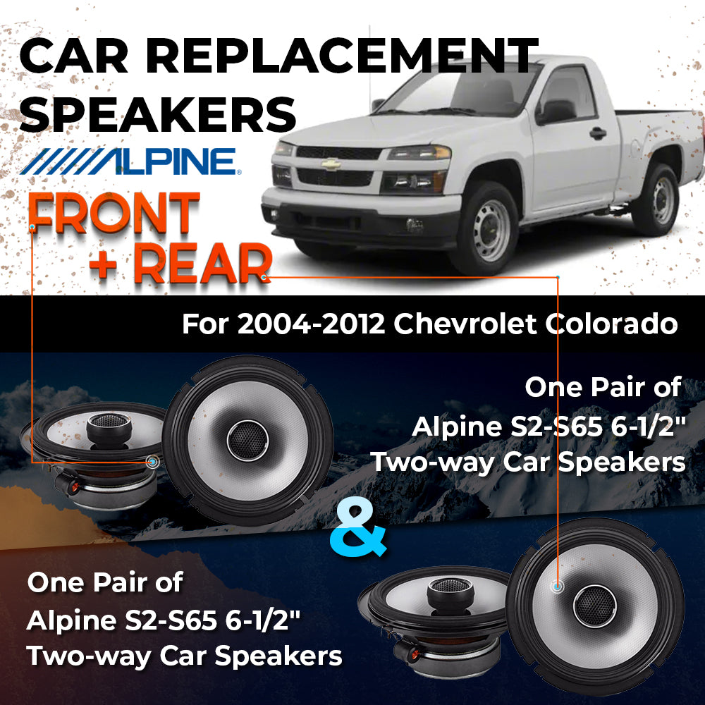 Car Speaker Replacement fits 2004-2012 for Chevrolet Colorado