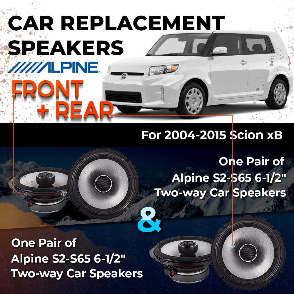 Car Speaker Replacement fits 2004-2015 for Scion xB