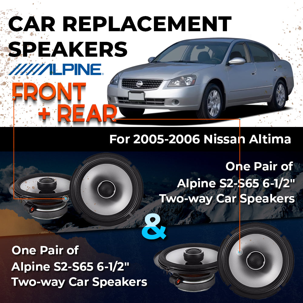 Car Speaker Replacement fits 2005-2006 for Nissan Altima