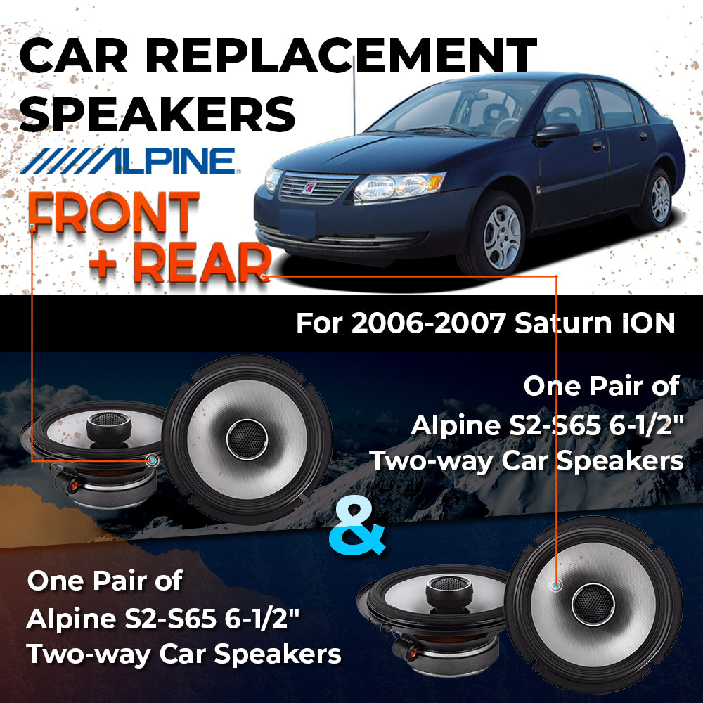 Car Speaker Replacement fits 2006-2007 for Saturn ION