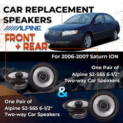 Car Speaker Replacement fits 2006-2007 for Saturn ION