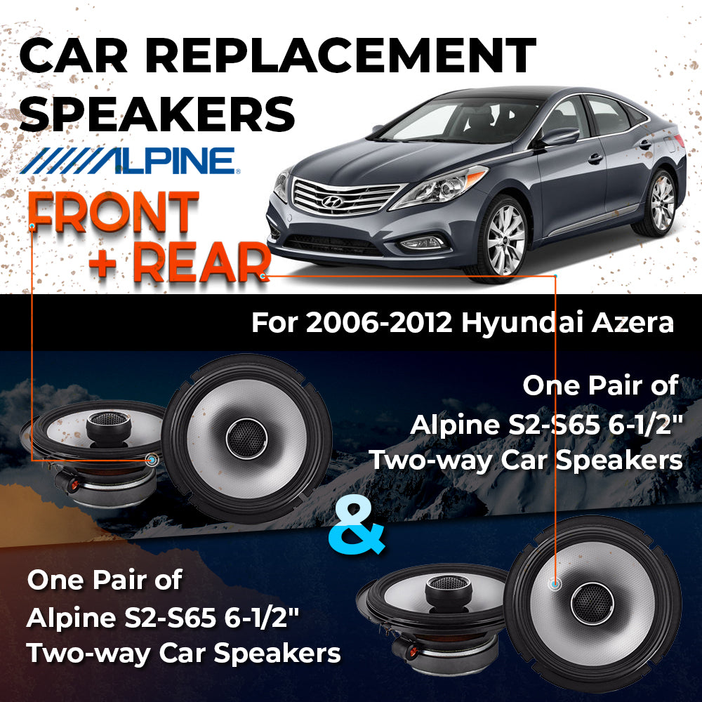 Car Speaker Replacement fits 2006-2012 for Hyundai Azera