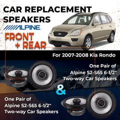 Car Speaker Replacement fits 2007-2008 for Kia Rondo