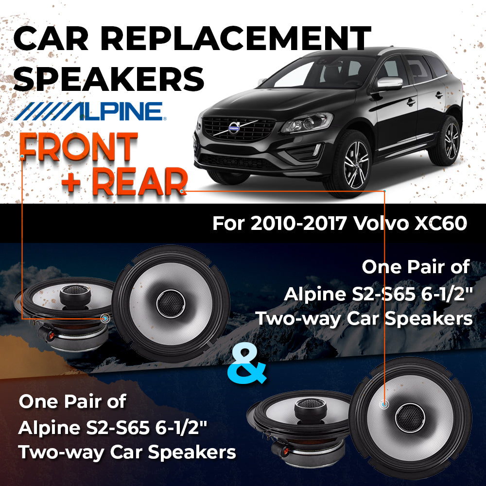 Car Speaker Replacement fits 2010-2017 for Volvo XC60